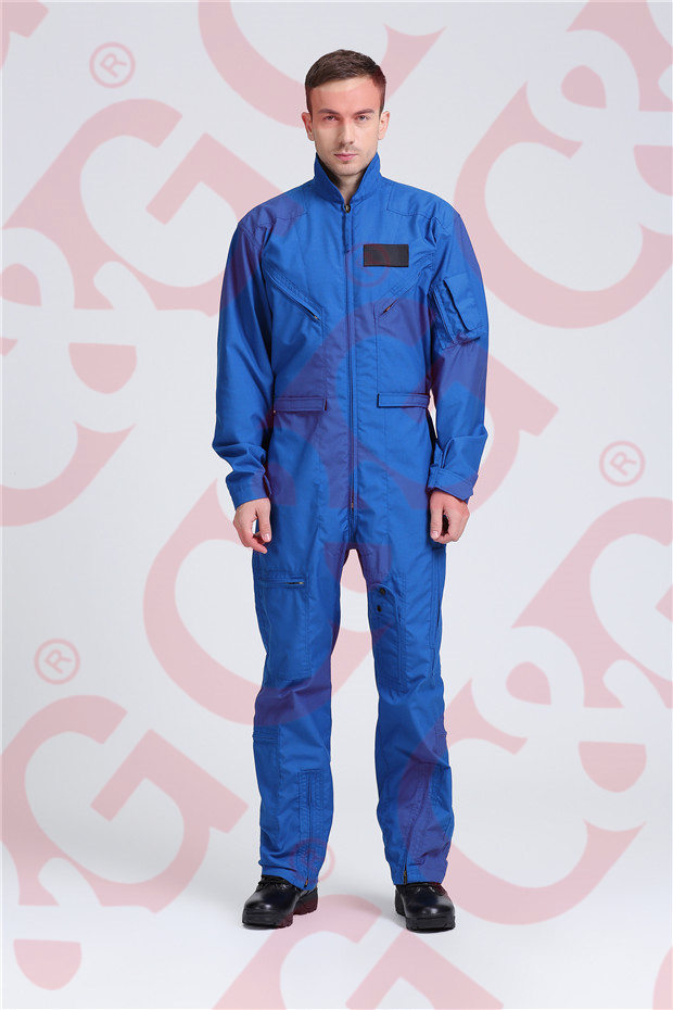 Nomex IIIA royal blue flight suit